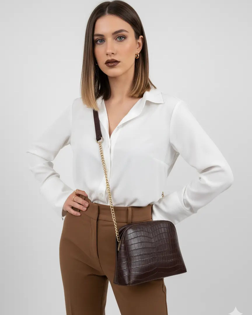 Borsa tracolla in cocco Dorabella