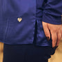 CAMICIA CON SCOLLO SERAFINO BLU DORABELLA