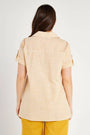 CAMICIA RIGHE SENAPE DORABELLA