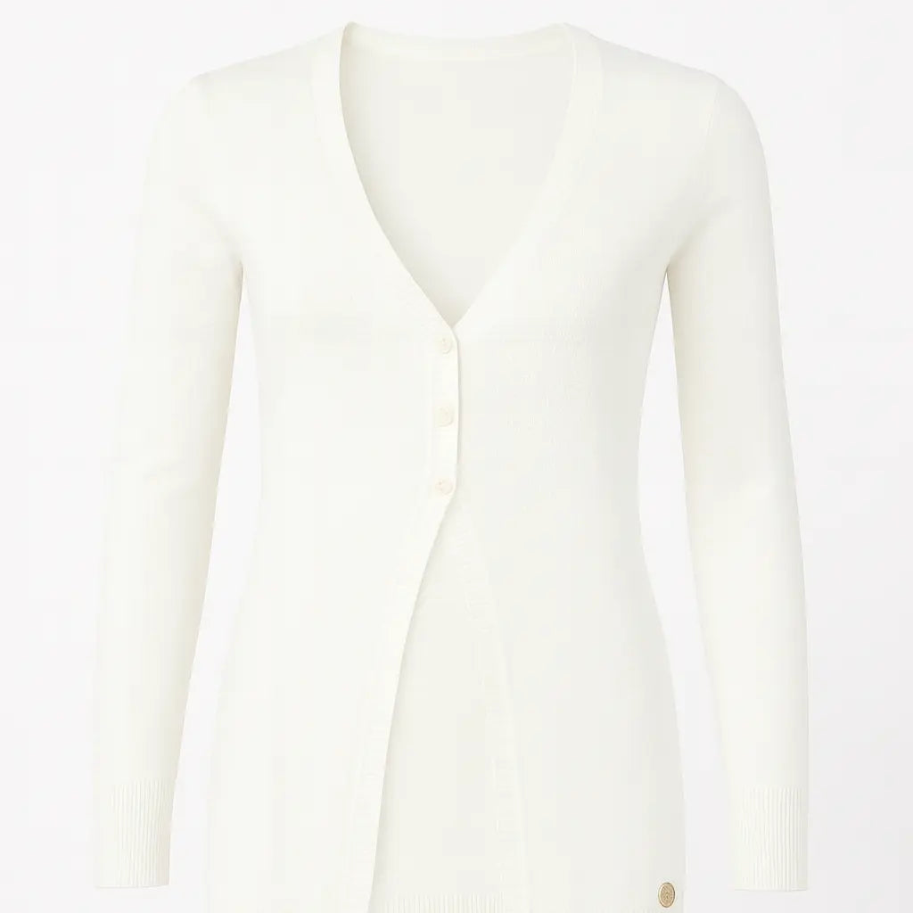 CARDIGAN D.M/VISCOSA BIANCO DORABELLA EASY