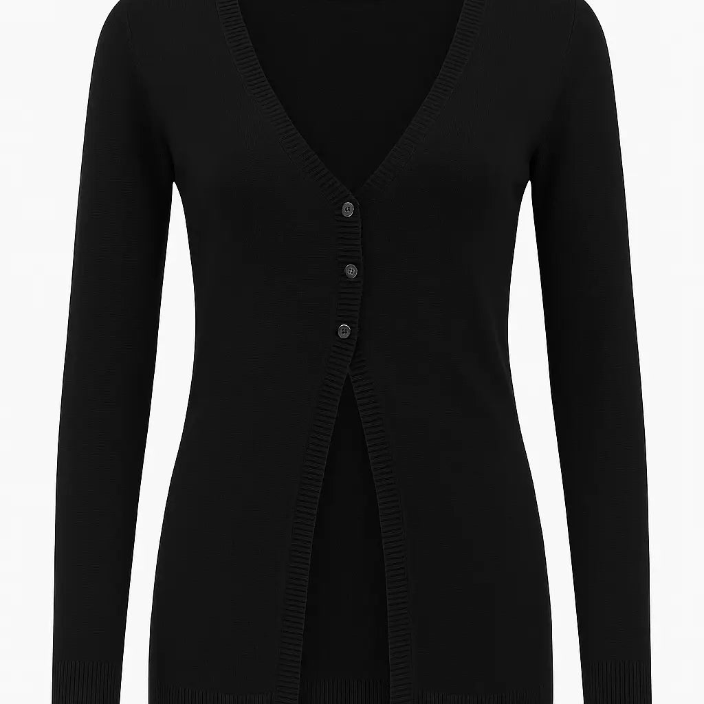CARDIGAN D.M/VISCOSA NERO DORABELLA EASY L/XL