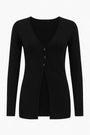 CARDIGAN D.M/VISCOSA NERO DORABELLA EASY L/XL