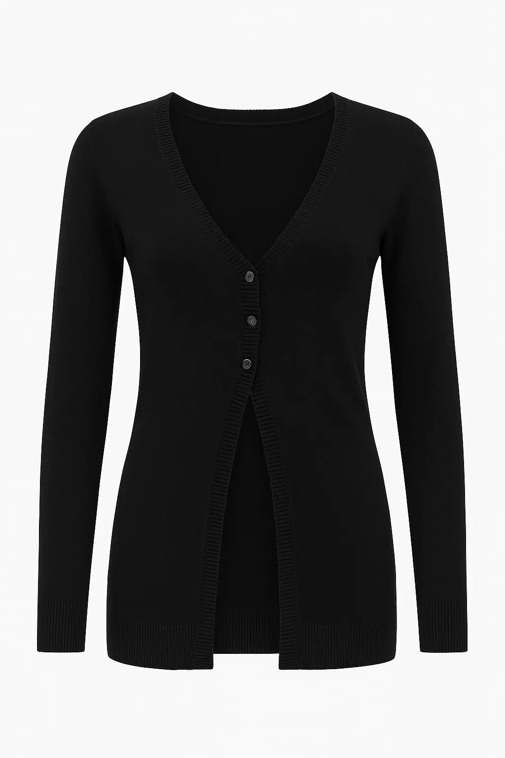 CARDIGAN D.M/VISCOSA NERO DORABELLA EASY L/XL