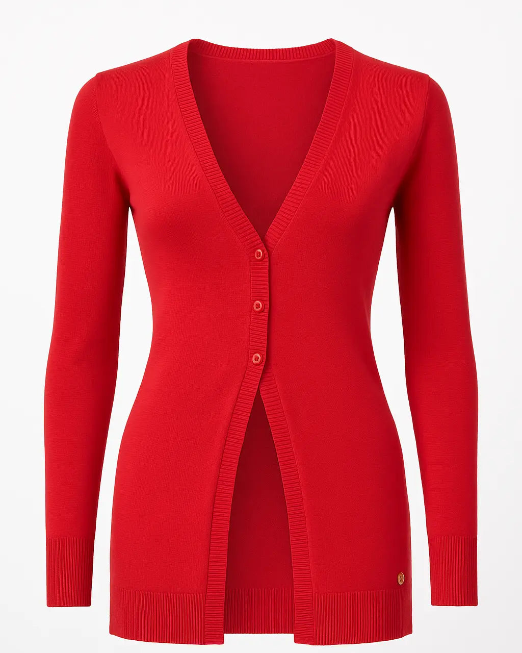 CARDIGAN D.M/VISCOSA ROSSO DORABELLA EASY