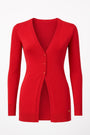 CARDIGAN D.M/VISCOSA ROSSO DORABELLA EASY