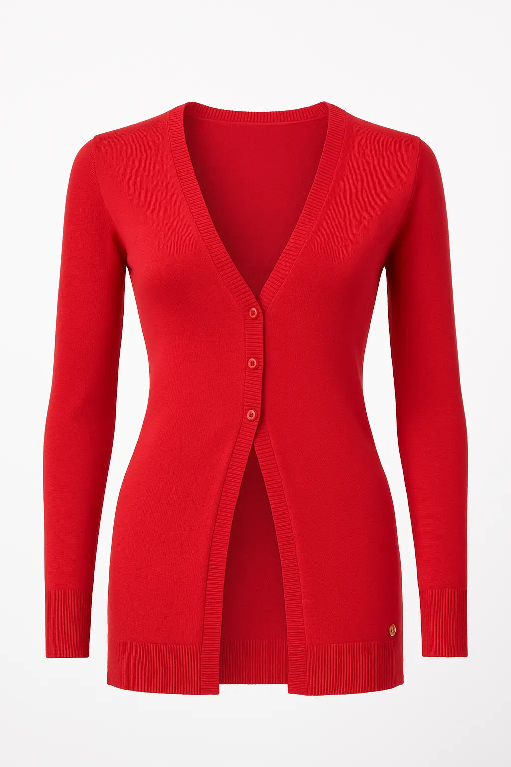 CARDIGAN D.M/VISCOSA ROSSO DORABELLA EASY