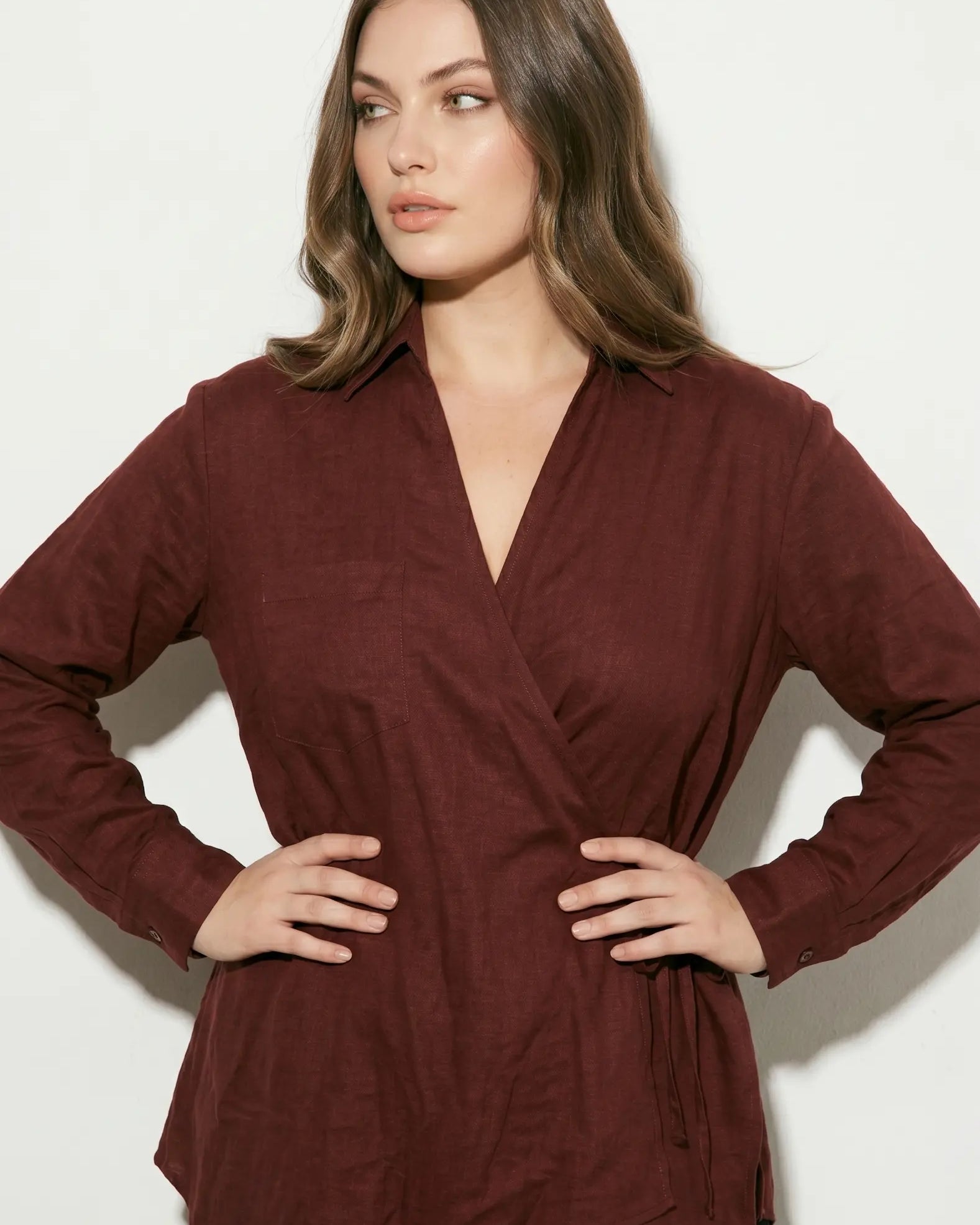 Camicia Incrocio Laterale DORABELLA PIU'