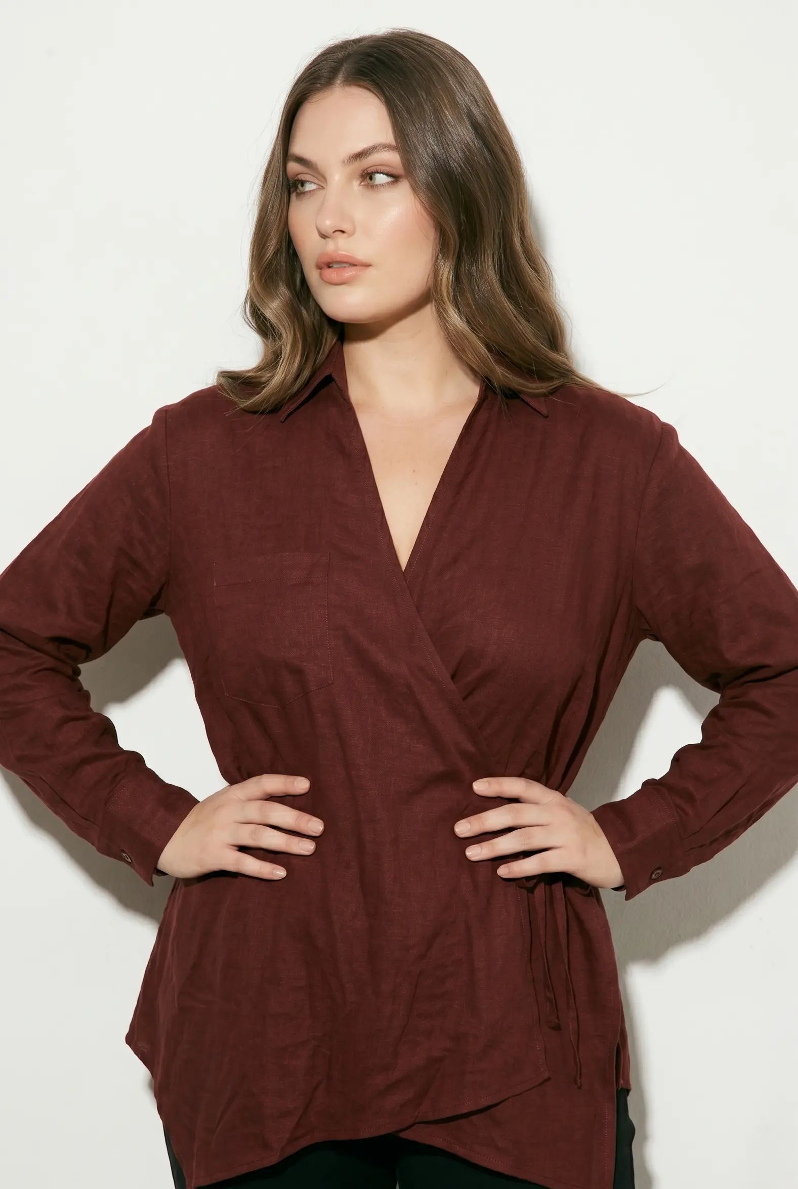 Camicia Incrocio Laterale DORABELLA PIU'