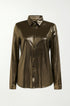 Camicia Metallizzata Effetto Specchio IRONICA Taglia unica (44/46 o M/L) / Bronzo