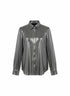 Camicia Metallizzata Effetto Specchio IRONICA Taglia unica (44/46 o M/L) / Nero
