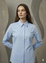 Camicia Oxford con strass DORABELLA