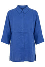 Camicia bi-materiale in Lino DORABELLA
