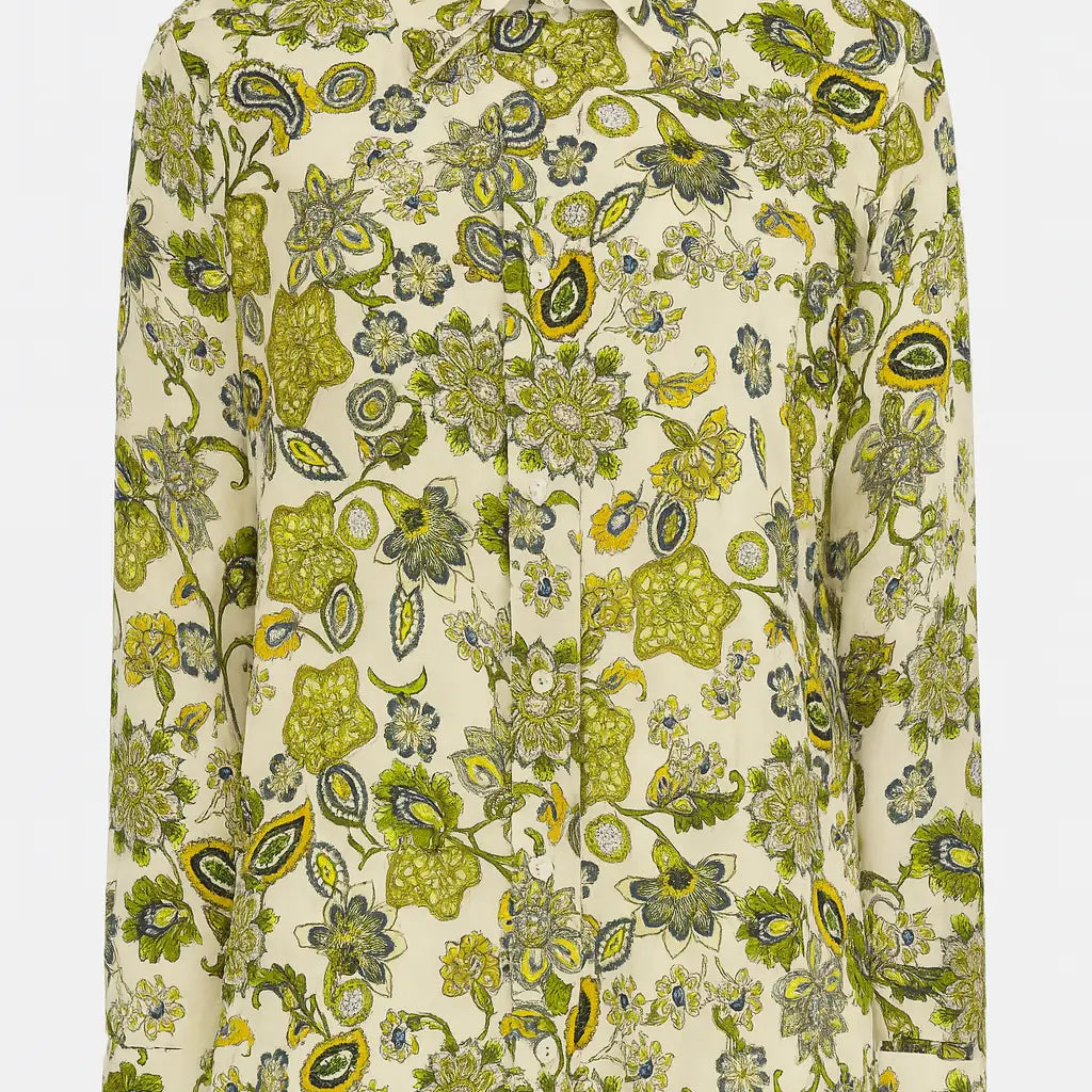 Camicia con colletto, a maniche lunghe con stampa all over DORABELLA