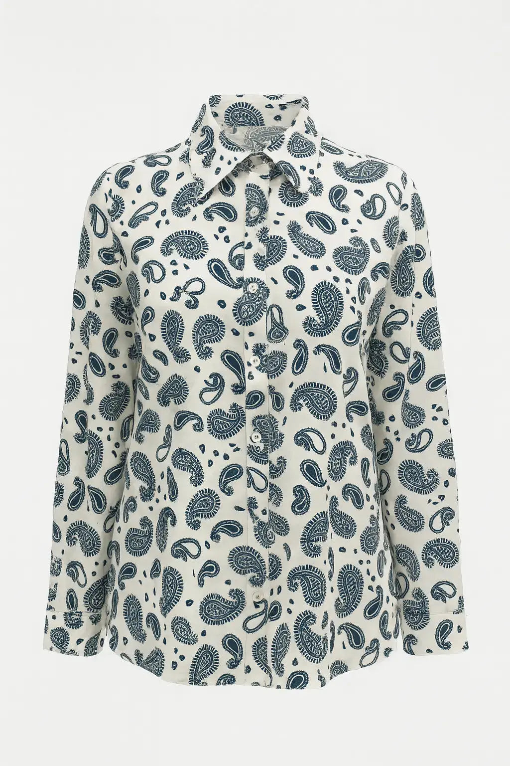 Camicia con colletto, a maniche lunghe con stampa all over DORABELLA