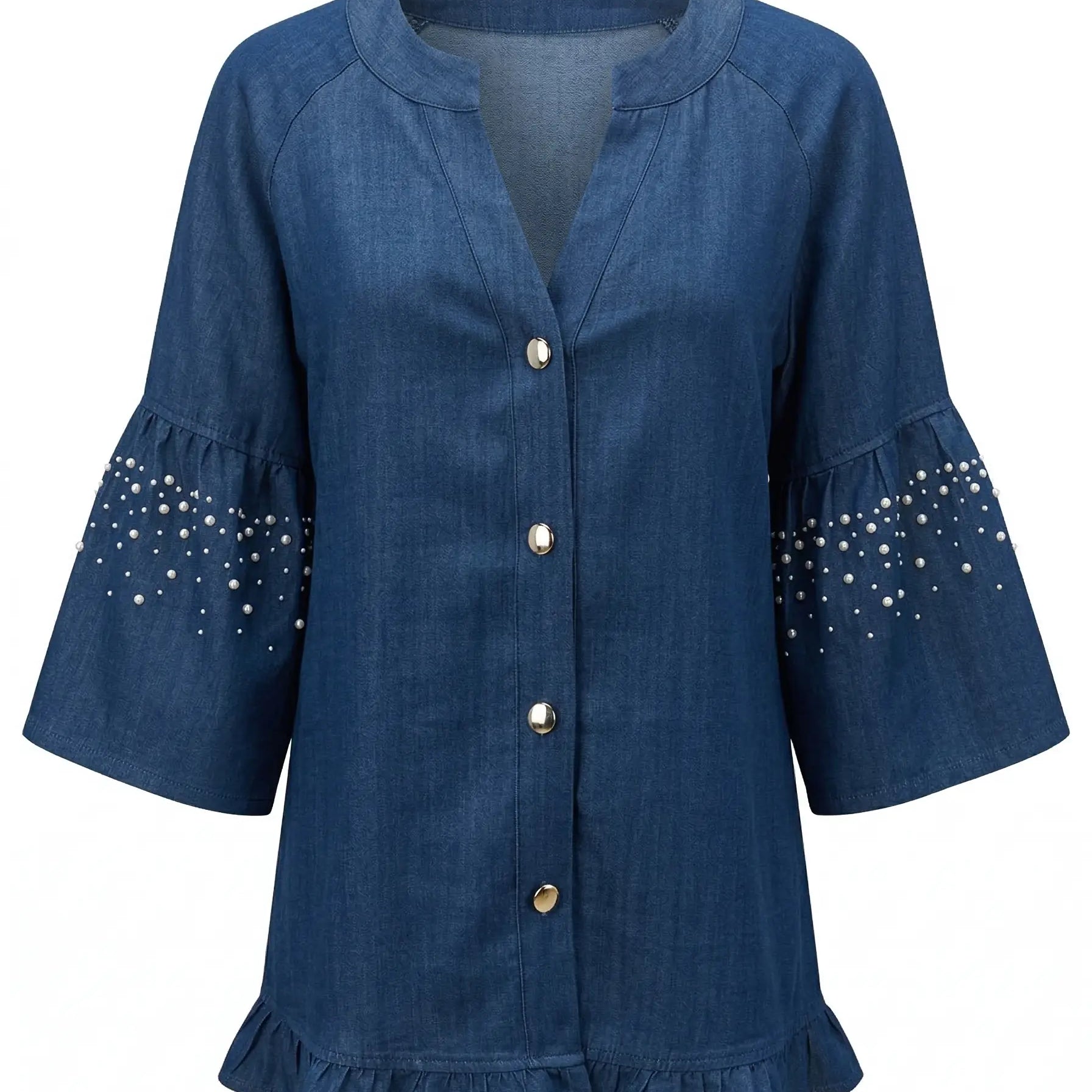 Camicia con collo coreana DORABELLA