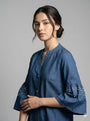 Camicia con collo coreana DORABELLA
