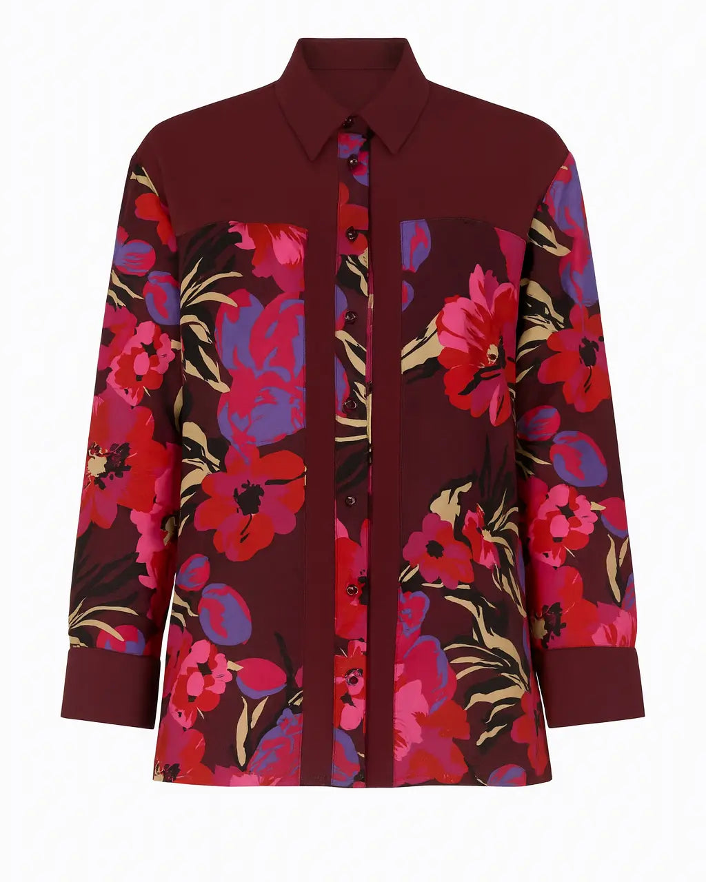 Camicia con fantasia floreale stampata DORABELLA PIU'