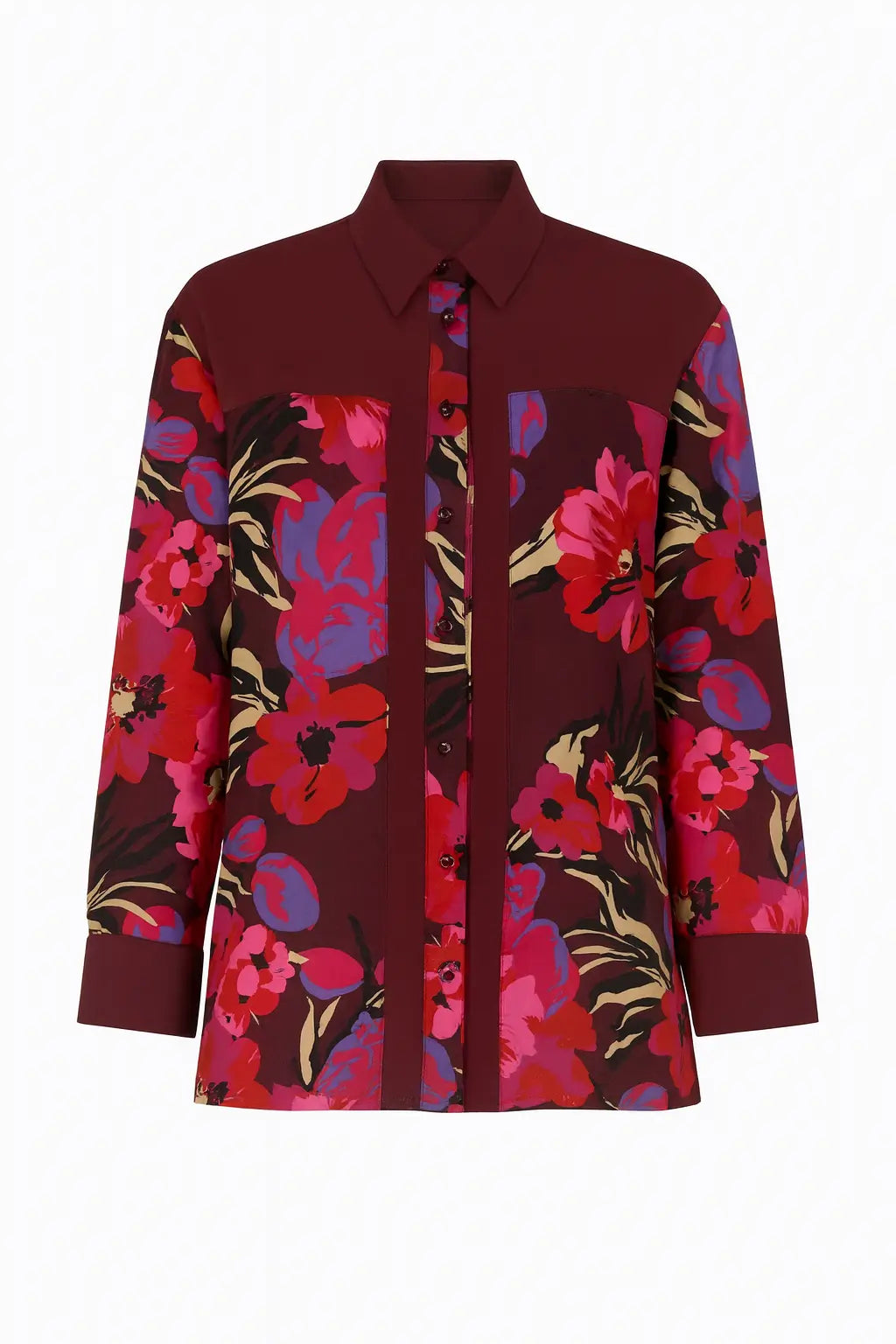 Camicia con fantasia floreale stampata DORABELLA PIU'