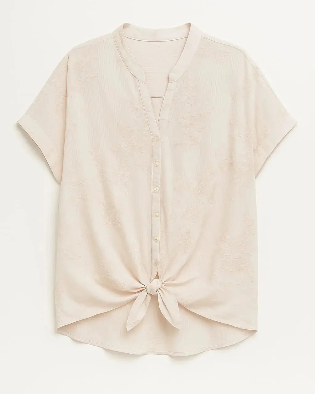 Camicia con manica kimono , abbottonatura e nodo frontali Unica by Dorabella