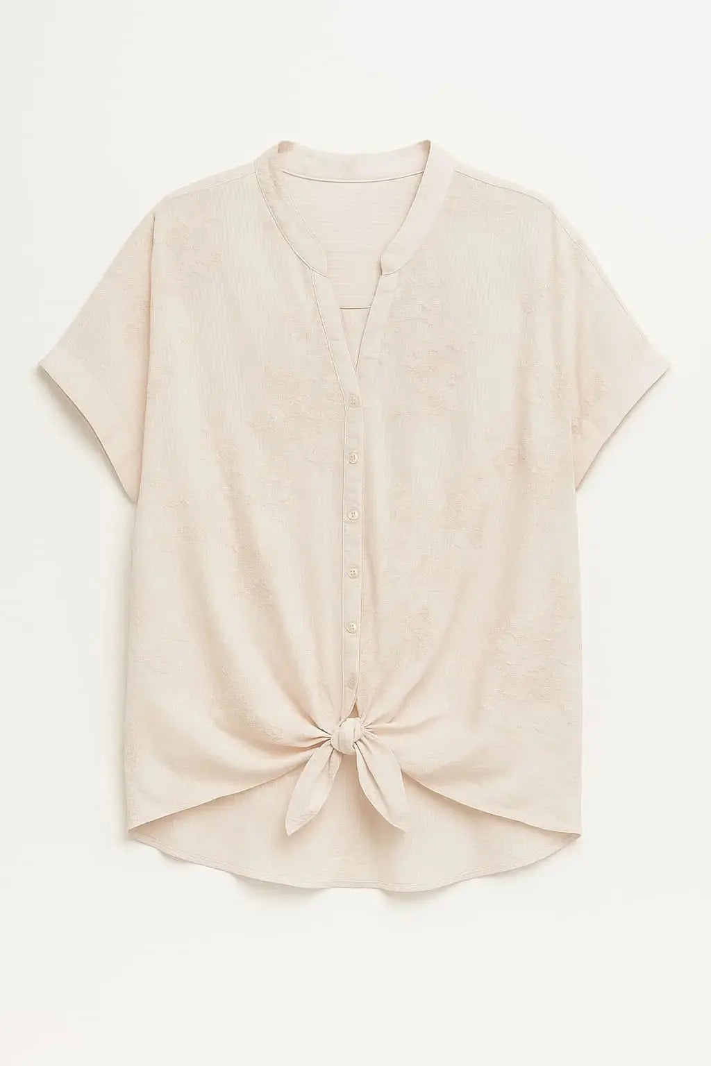 Camicia con manica kimono , abbottonatura e nodo frontali Unica by Dorabella