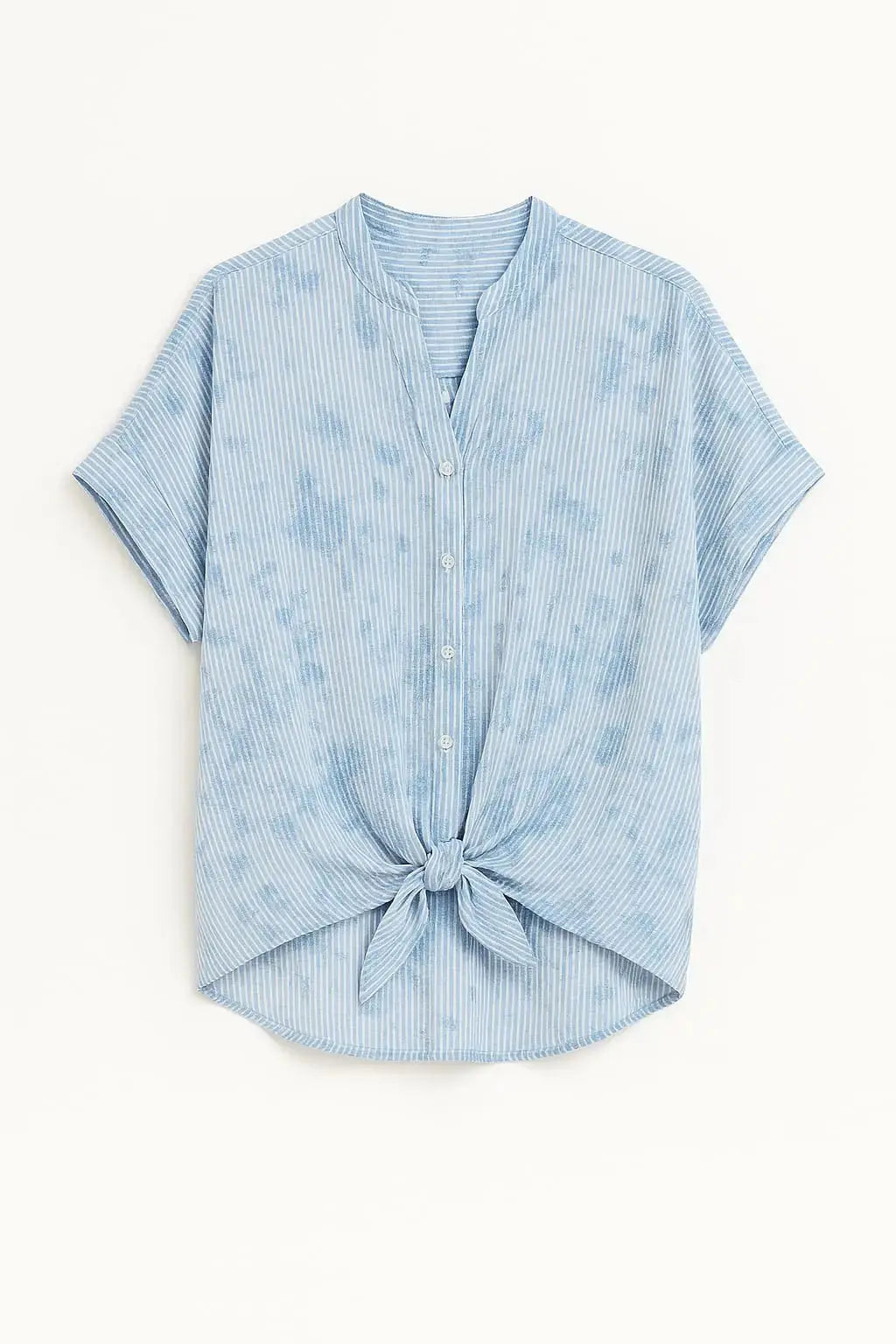 Camicia con manica kimono , abbottonatura e nodo frontali Unica by Dorabella