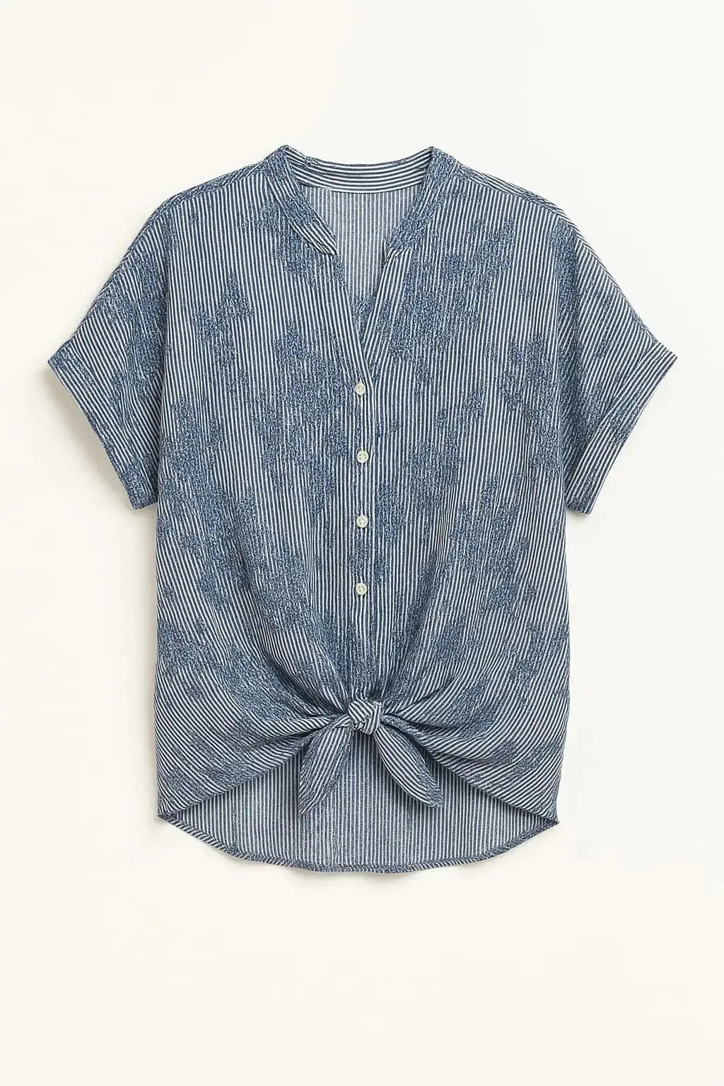Camicia con manica kimono , abbottonatura e nodo frontali Unica by Dorabella