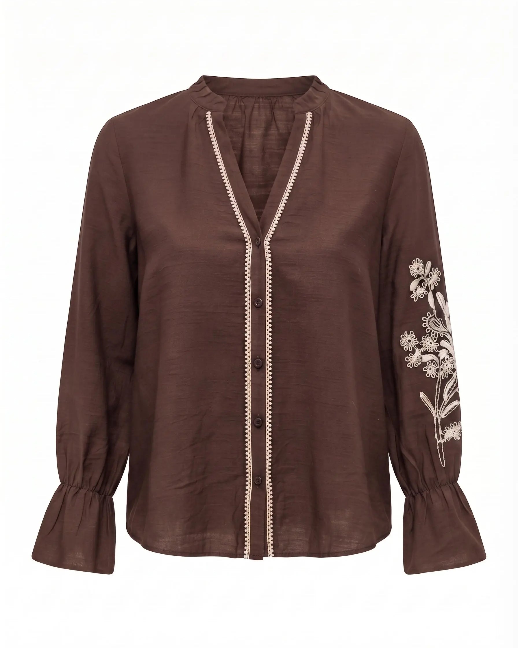 Camicia con ricamo DORABELLA