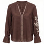 Camicia con ricamo DORABELLA