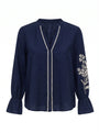 Camicia con ricamo DORABELLA