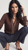 Camicia con ricamo DORABELLA