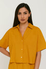 Camicia crop ARANCIO IRONICA