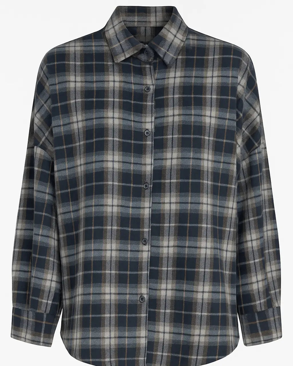 Camicia fantasia a quadri UNICA by Ironica Taglia unica (44/46 o M/L) / Blu