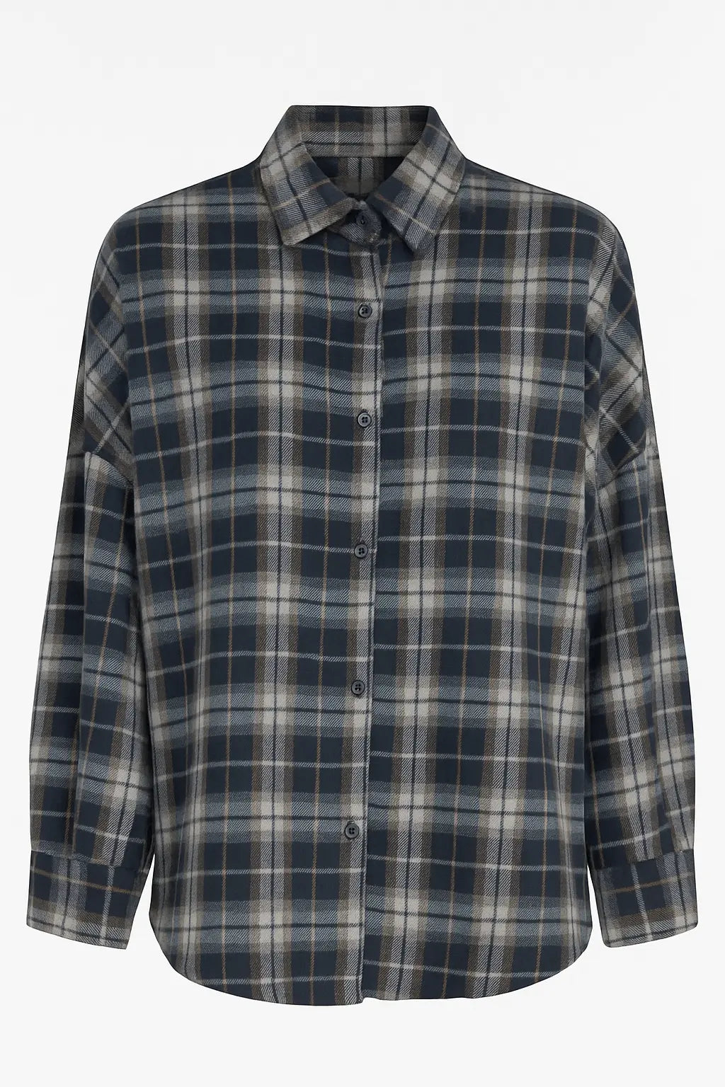 Camicia fantasia a quadri UNICA by Ironica Taglia unica (44/46 o M/L) / Blu