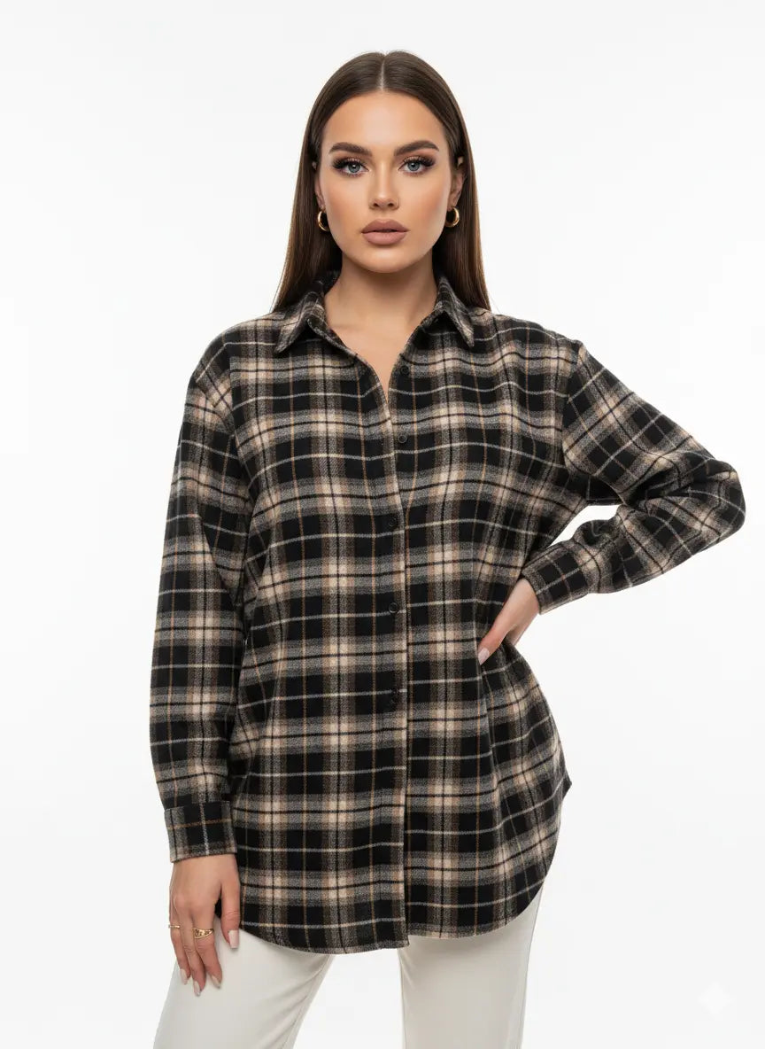 Camicia fantasia a quadri UNICA by Ironica