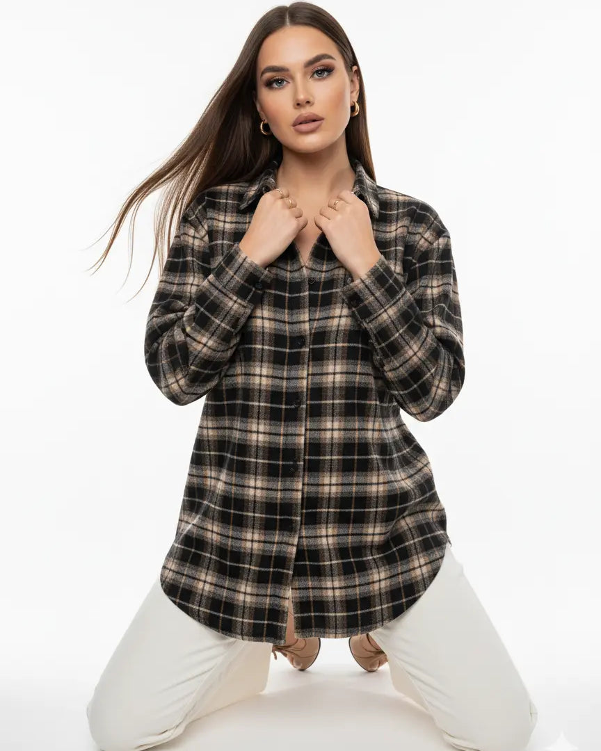 Camicia fantasia a quadri UNICA by Ironica