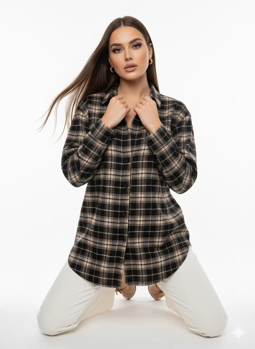 Camicia fantasia a quadri UNICA by Ironica