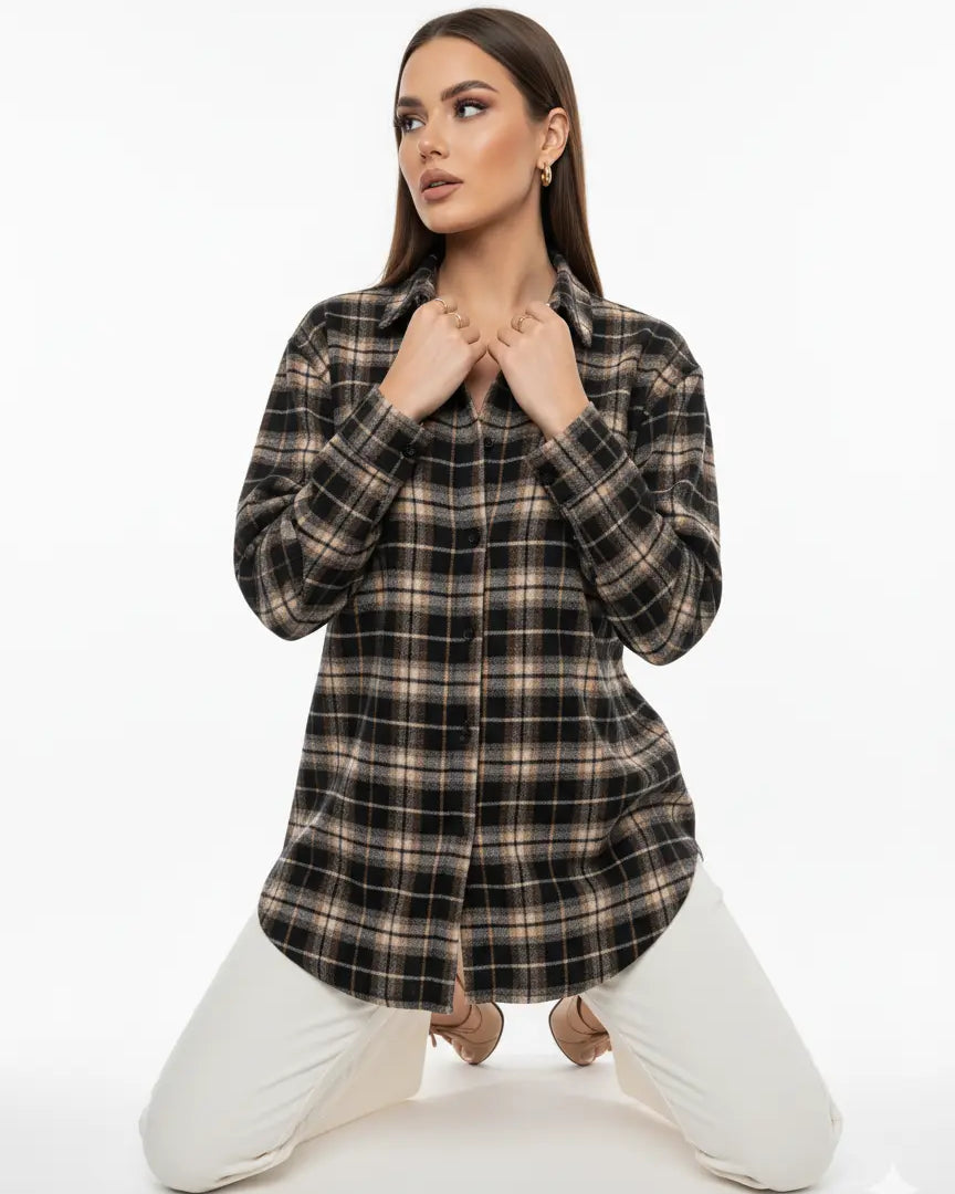 Camicia fantasia a quadri UNICA by Ironica