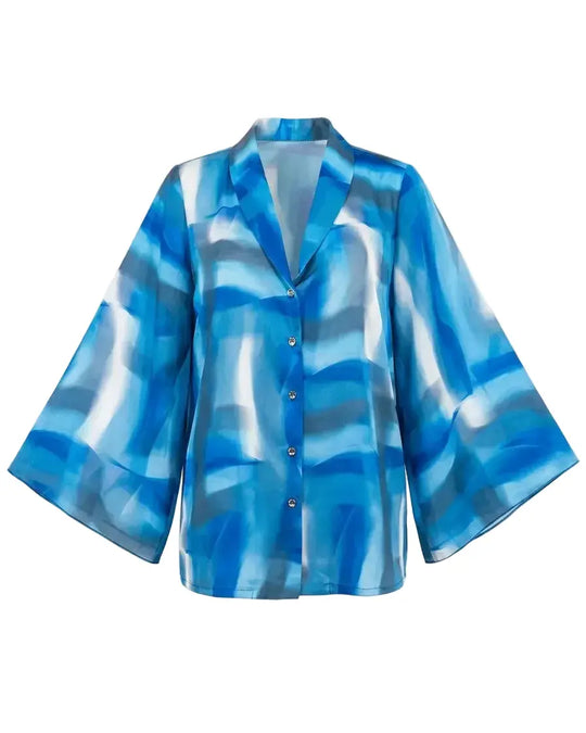 Camicia fantasia con manica ampia DORABELLA PIU'