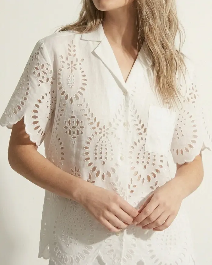 Camicia in Pizzo Sangallo DORABELLA