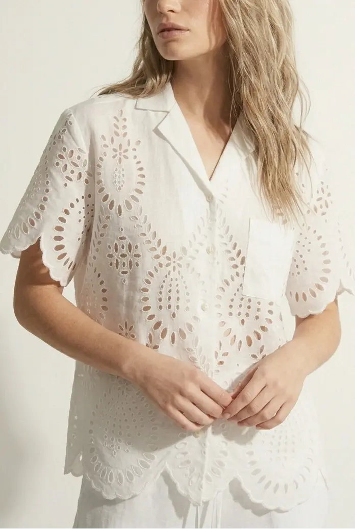 Camicia in Pizzo Sangallo DORABELLA