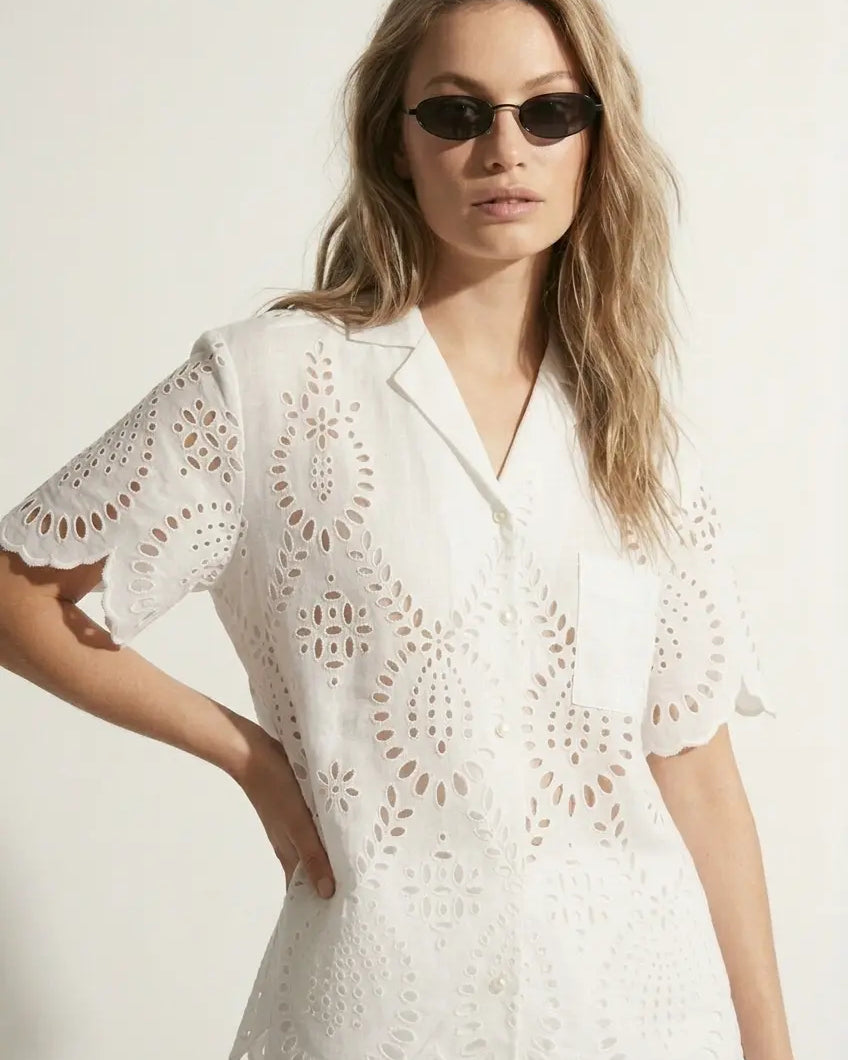 Camicia in Pizzo Sangallo DORABELLA