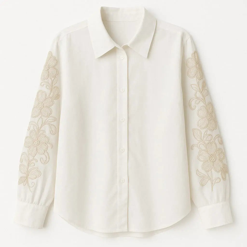 Camicie Ricamate Amazon Camicie Bianche Camicie Donna Smanicate