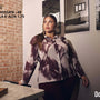 Camicia in tessuto lurex con motivo fantasia VINO DORABELLA PIU'