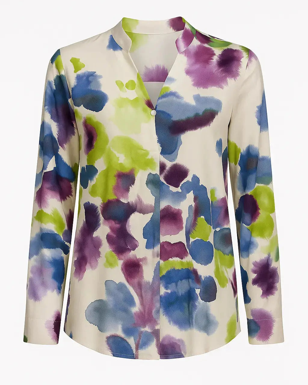 Camicia in viscosa stampata all over DORABELLA ciclamino / XXL