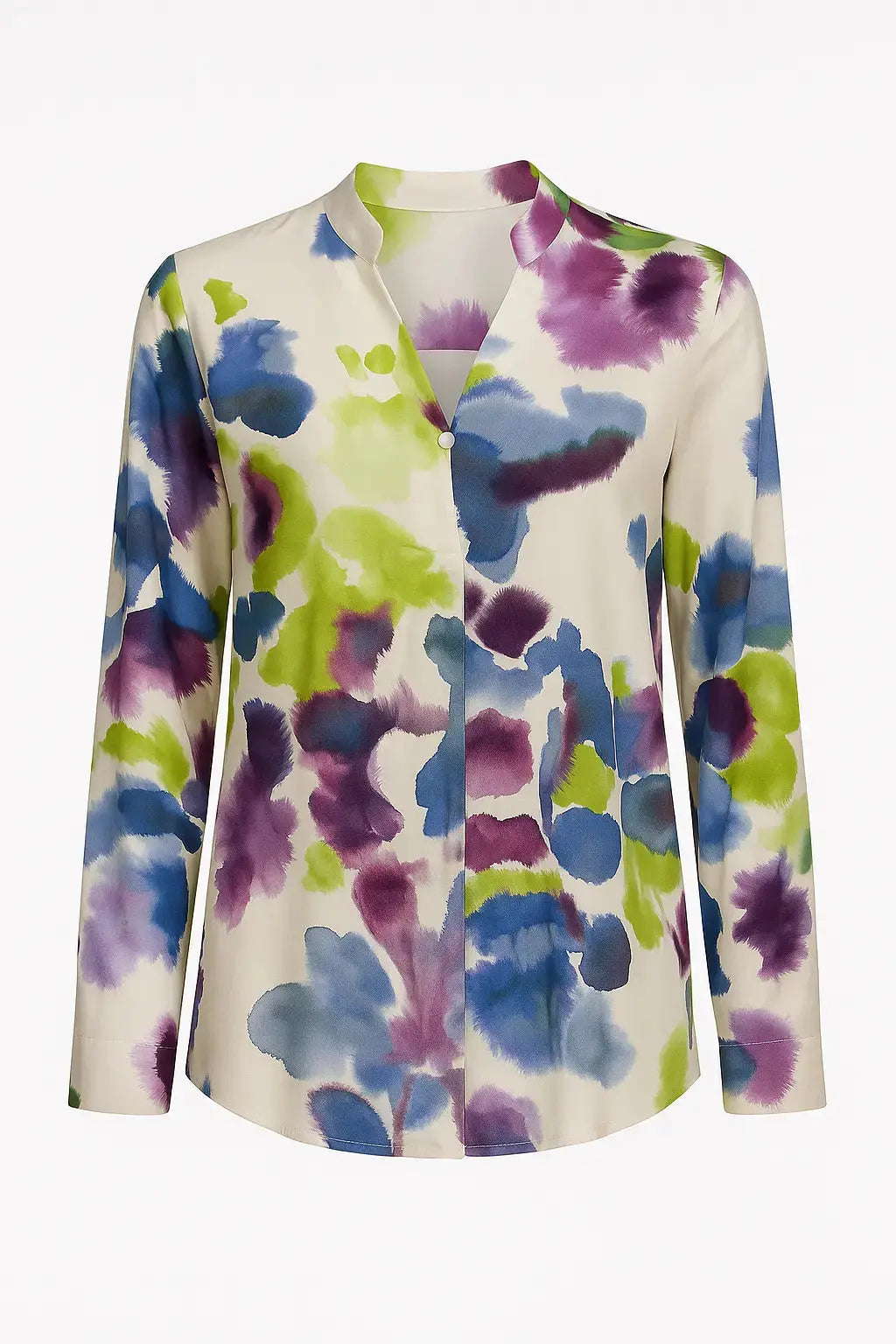 Camicia in viscosa stampata all over DORABELLA ciclamino / XXL