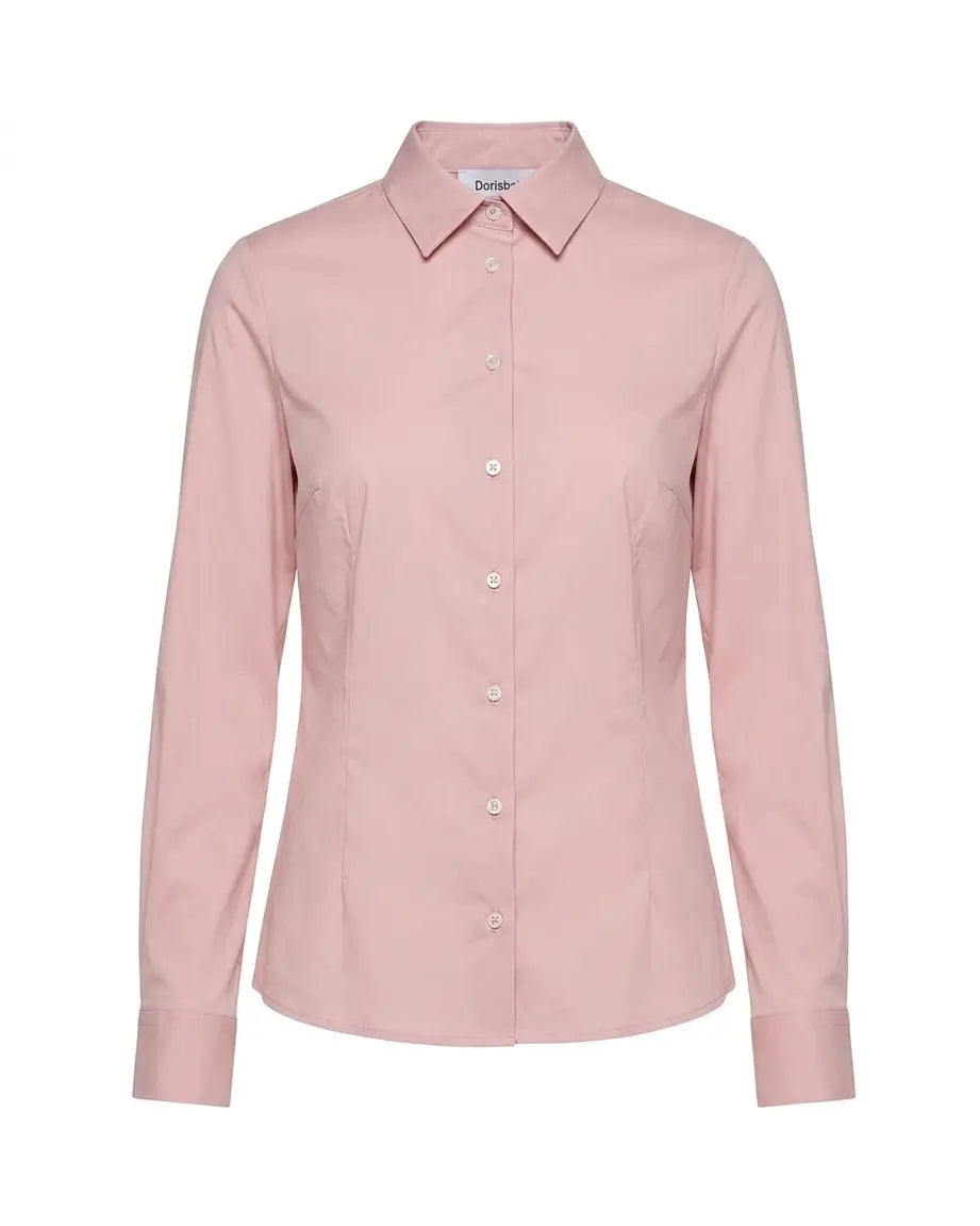 Camicia slim fit con pinces DORABELLA