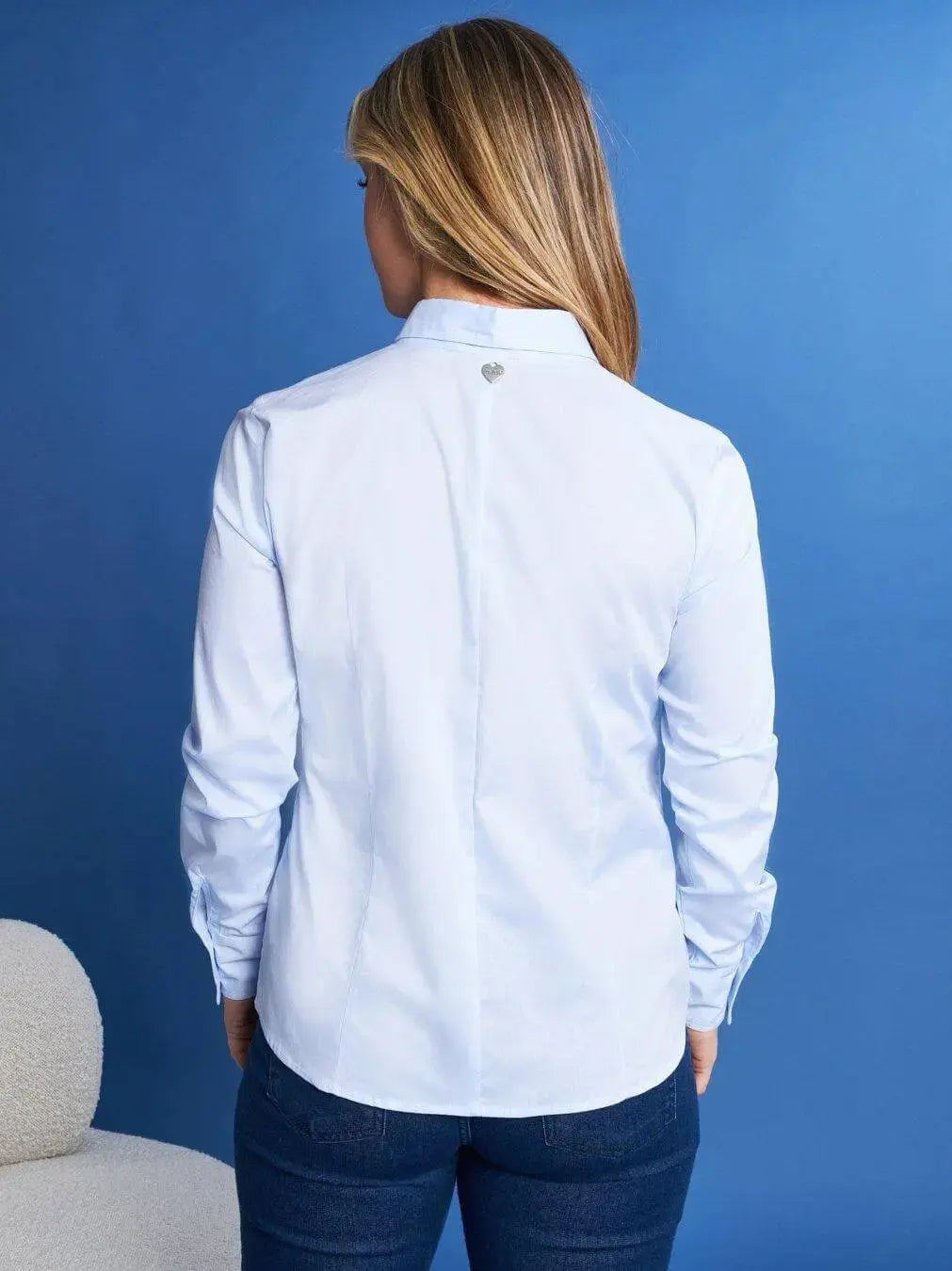 Camicia slim flit con pinces DORABELLA