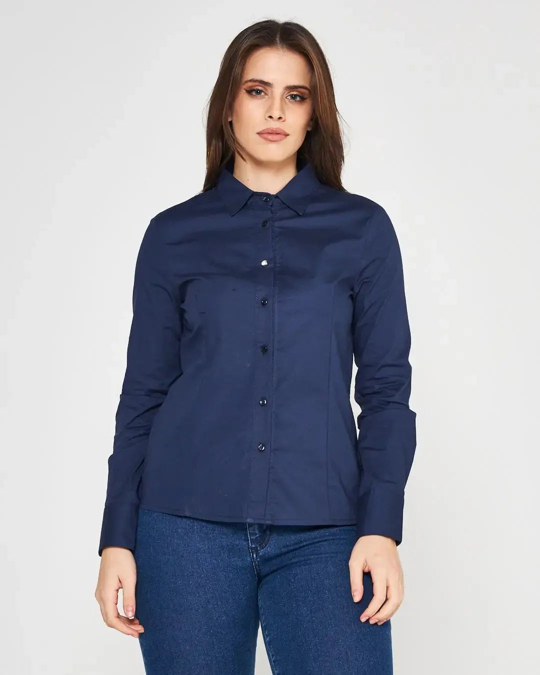 Camicia slim flit con pinces DORABELLA