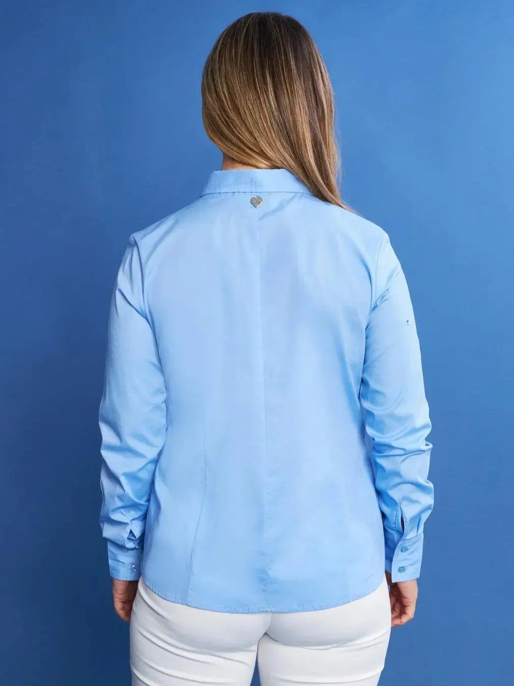 Camicia slim flit con pinces DORABELLA