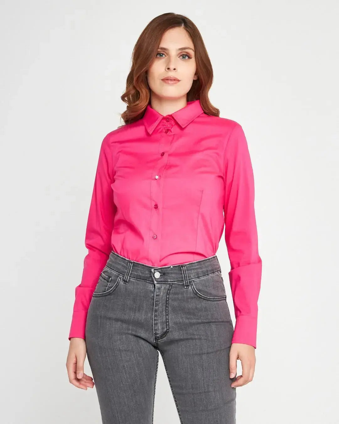 Camicia slim flit con pinces DORABELLA